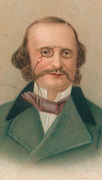 Jacques Offenbach, 1819-1880 compositor francés de origen alemán, violonchelista e impresario, 1911 de Unbekannt