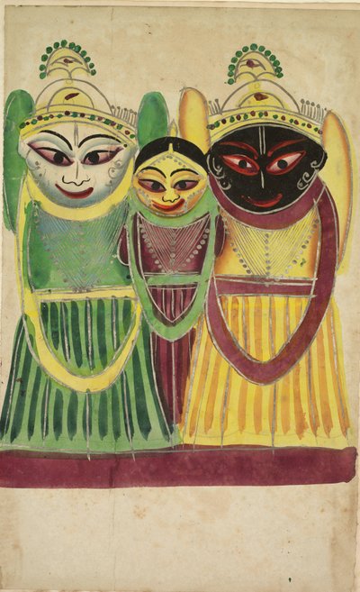 Trío de Jagannatha, 1800s de Unbekannt