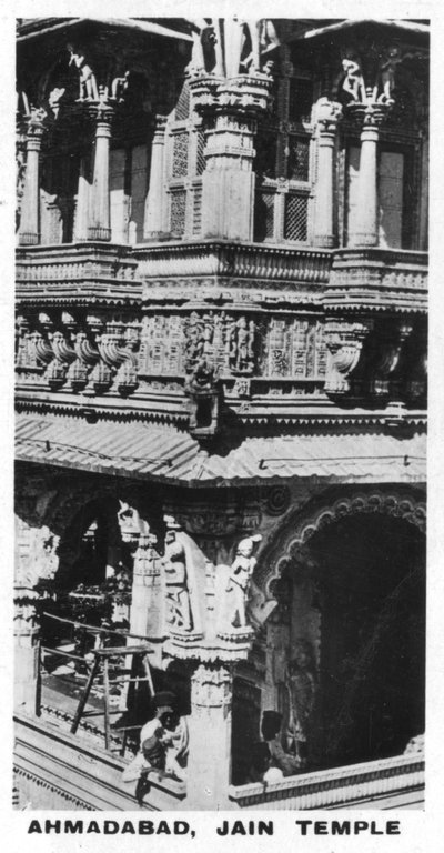 Templo jainista, Ahmedabad, India, c1925 de Unbekannt