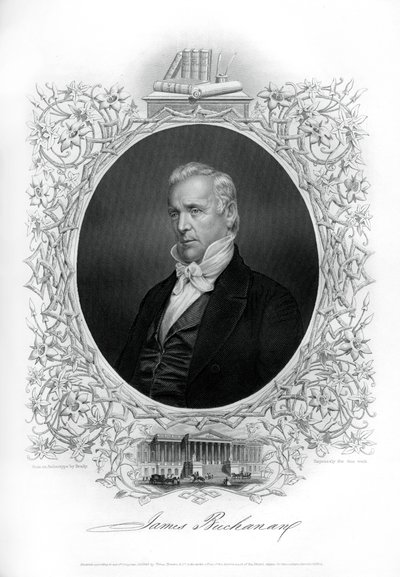 James Buchanan, 15º presidente de los Estados Unidos, 1862-1867 de Unbekannt