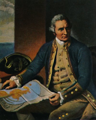 James Cook 1728-1779 - Grabado según la pintura de Dance, 1934 de Unbekannt