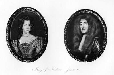 James II y María de Módena de Unbekannt