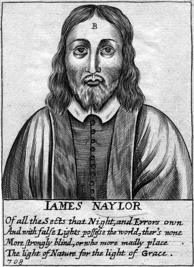 James Naylor, líder cuáquero inglés, siglo XVII de Unbekannt