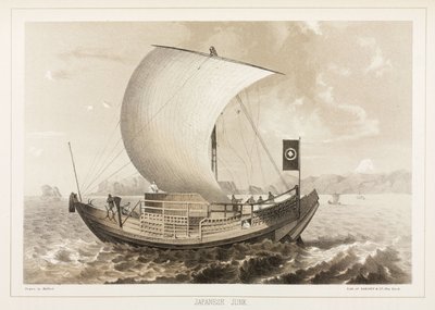 Jonque japonesa, c. 1853-1856 de Unbekannt