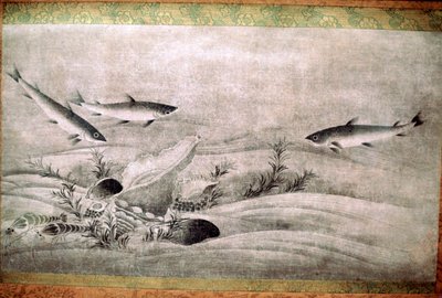 Pintura japonesa de peces de Unbekannt