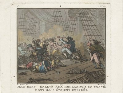 Jean Bart en la Batalla de Texel el 29 de junio de 1694, 1789 de Unbekannt