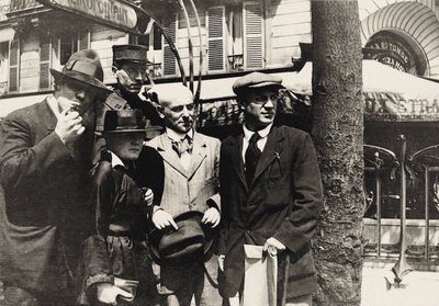 Jean Cocteau, Manuel Ortiz de Zárate, Henri-Pierre Roché, Marie Vassilieff, Max... de Unbekannt