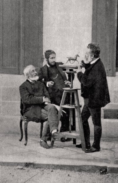 Jean Louis Ernest Meissonnier, pintor y escultor francés de Unbekannt
