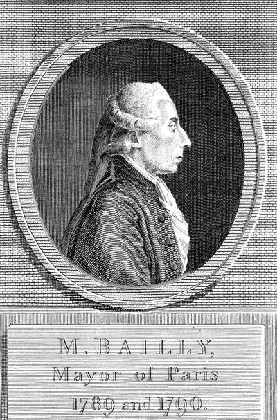 Jean Sylvain Bailly 1736-1793, astrónomo, escritor y político francés de Unbekannt