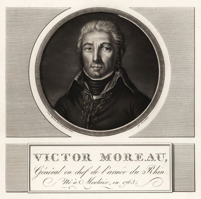 Jean Victor Marie Moreau, General en Jefe del Ejército del Rin de Unbekannt