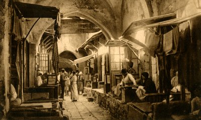 Jerusalén - Bazar de los Orfebres, c1918-c1939 de Unbekannt