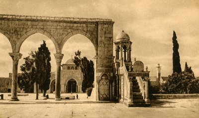 Jerusalén - Mezquita El-Aksa, c1918-c1939 de Unbekannt