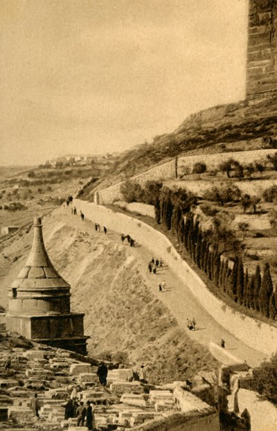 Jerusalén - Tumba de Absalón, c. 1918-c. 1939 de Unbekannt