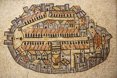 Mosaico del templo de Jerusalén, Jerusalén, Israel de Unbekannt