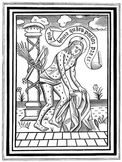Jesucristo después de su flagelación, siglo XV, 1870 de Unbekannt