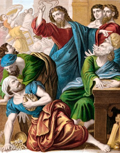 Jesús y los cambistas de Unbekannt