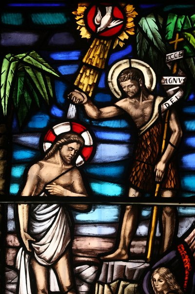 El bautismo de Jesús, Italia de Unbekannt