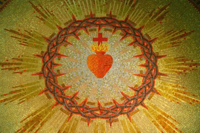 Sagrado corazón de Jesús. Capilla de las apariciones, Paray le Monial, Francia de Unbekannt