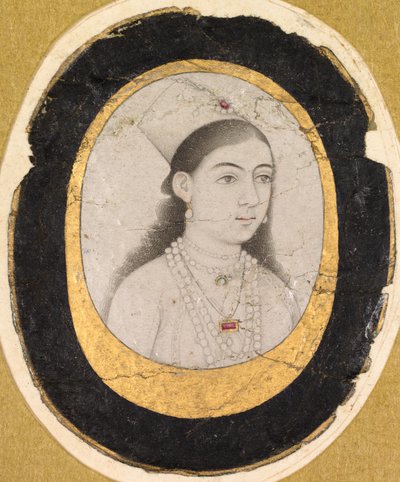 Retrato con joyas de una joven de Unbekannt