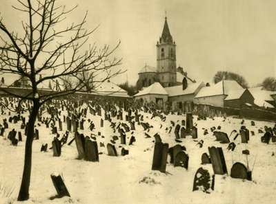 Cementerio judío, Mattersburg, Burgenland, Austria, c1935 de Unbekannt