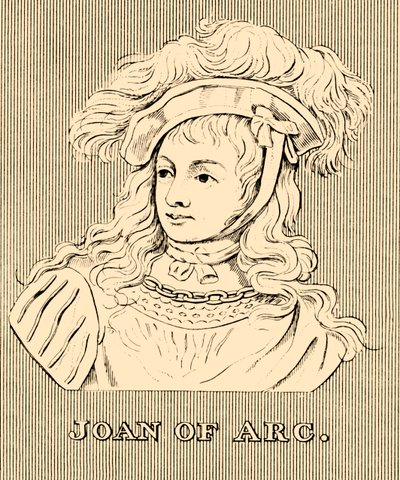 Juana de Arco, c1412-1431, 1830 de Unbekannt