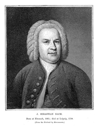 Johann Sebastian Bach 1685-1750, compositor y organista alemán, 1746 de Unbekannt
