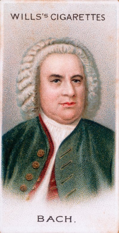 Johann Sebastian Bach 1685-1750, compositor y organista alemán, 1912 de Unbekannt