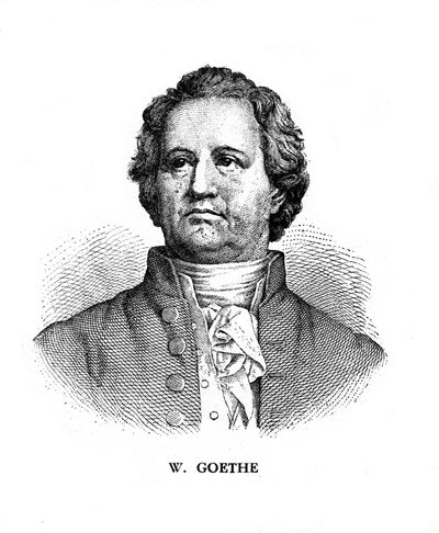Johann Wolfgang von Goethe, poeta, dramaturgo y científico alemán, siglo XIX de Unbekannt
