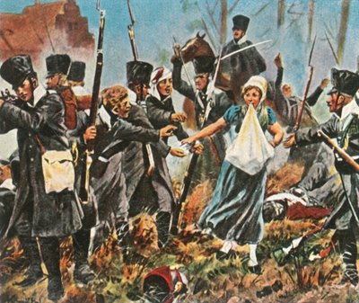 Johanna Stegen en la lucha en Lüneburg, 2 de abril de 1813, 1936 de Unbekannt