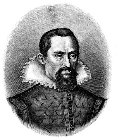 Johannes Kepler, astrónomo alemán, principios del siglo XVII, c1903 de Unbekannt