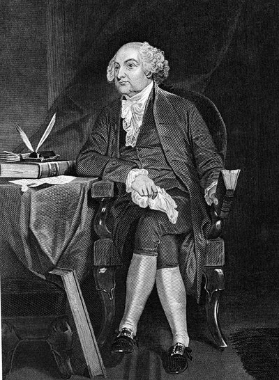 John Adams 1735-1826, segundo Presidente de los EE.UU. 1797-1801 de Unbekannt