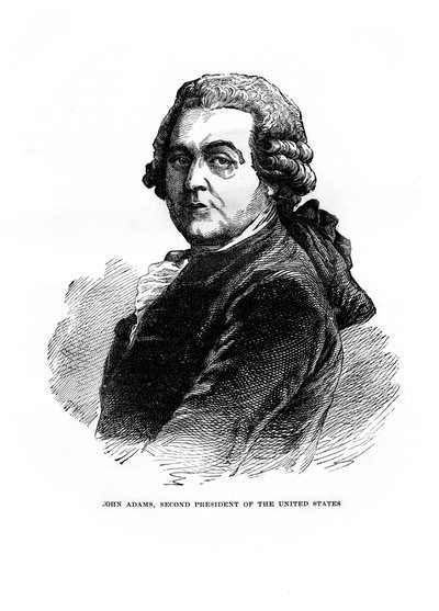 John Adams, el segundo presidente de los Estados Unidos, 1872 de Unbekannt