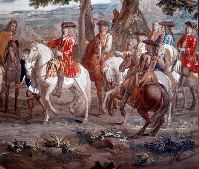 John Churchill, Duque de Marlborough 1650-1722, soldado inglés, en la Batalla de Blenheim, 1704 de Unbekannt