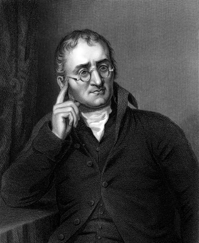 John Dalton, químico inglés, c1860 de Unbekannt