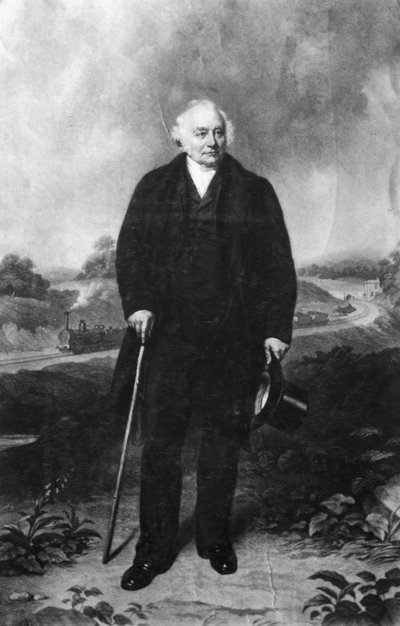 John Ellis, MP y presidente ferroviario, c 1850s de Unbekannt