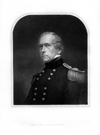 John Ellis Wool, oficial del ejército de los Estados Unidos, 1872 de Unbekannt