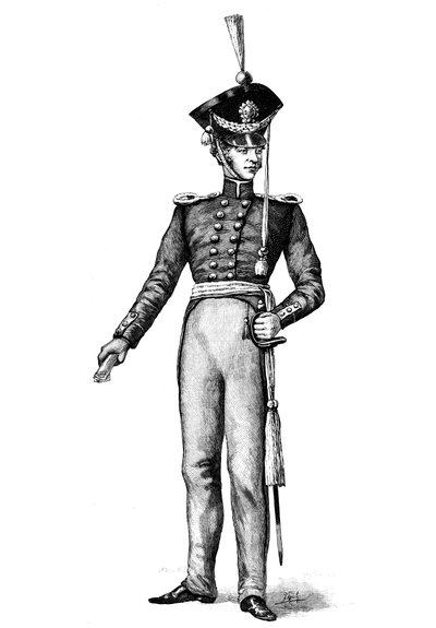 John Ericsson, ingeniero, retratado en el ejército sueco de Unbekannt