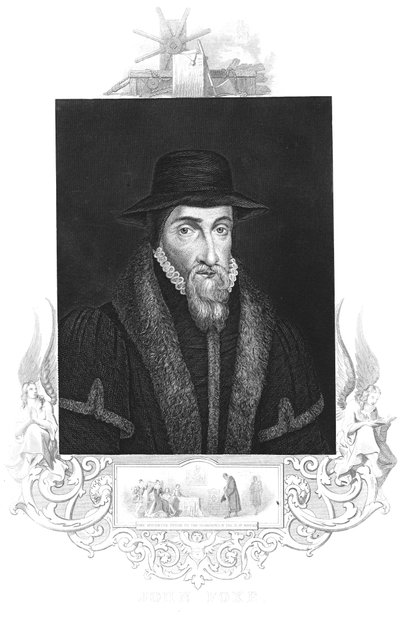 John Foxe, martirólogo inglés del siglo XVI, c. 1880 de Unbekannt