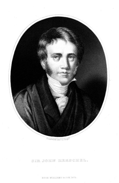John Frederick Herschel 1792-1871, astrónomo y científico inglés, de joven de Unbekannt