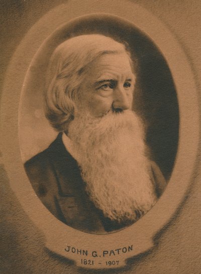 John Gibson Paton 1824-1907, misionero protestante nacido en Escocia, c.1910s de Unbekannt