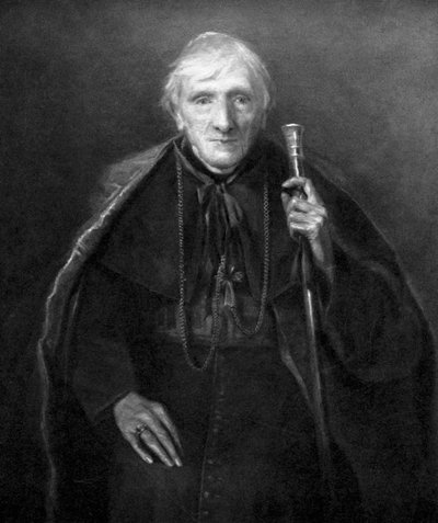 John Henry Newman en la vejez, erudito y teólogo británico, c. 1885 de Unbekannt
