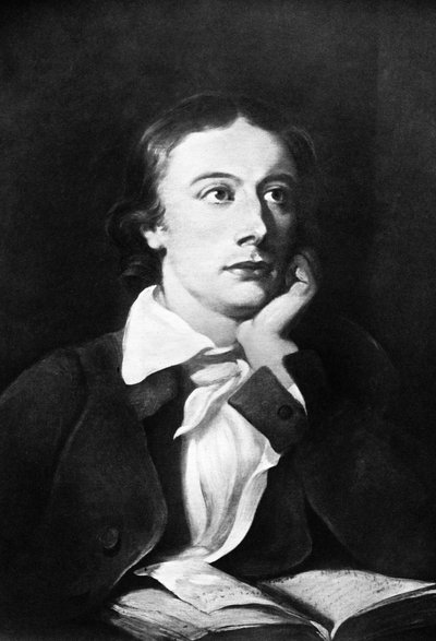 John Keats, poeta inglés, siglo XIX de Unbekannt