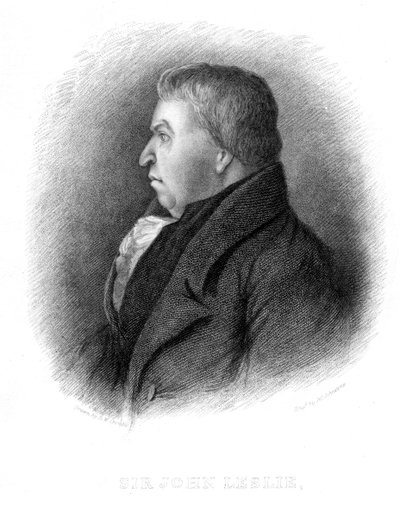 John Leslie, filósofo natural y físico escocés, siglo XIX de Unbekannt