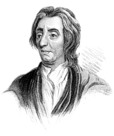 John Locke, filósofo inglés, c1850 de Unbekannt