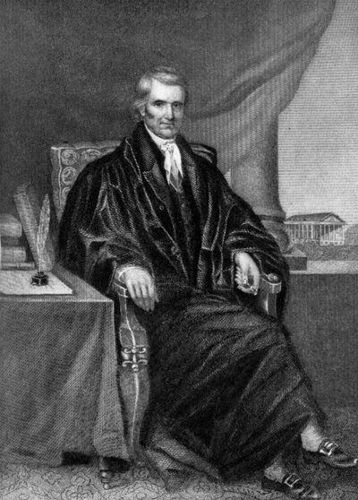 John Marshall, estadista y jurista estadounidense, siglo XIX, 1908 de Unbekannt