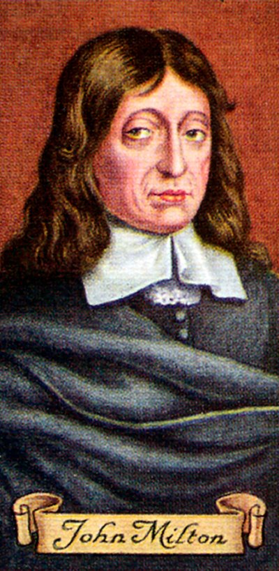 John Milton, tomado de una serie de tarjetas de cigarrillos de Unbekannt