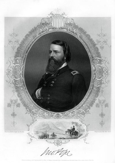 John Pope, general de la Unión en la Guerra Civil Americana, 1862-1867 de Unbekannt
