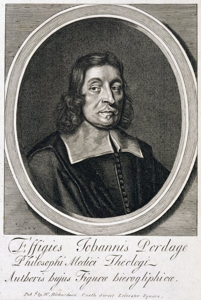 John Pordage, rector, astrólogo y místico inglés, c. 1670s de Unbekannt
