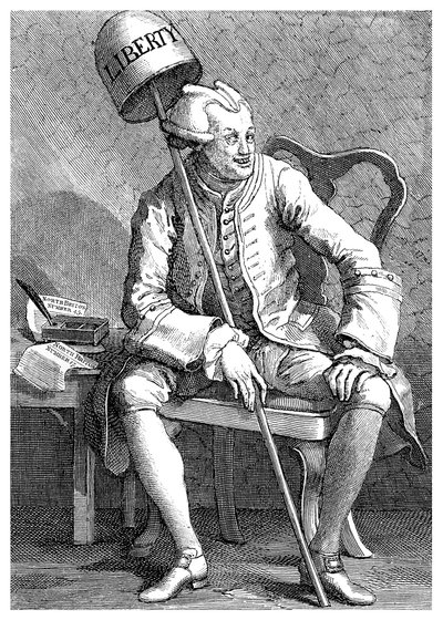 John Wilkes, político inglés, 1763 1895 de Unbekannt