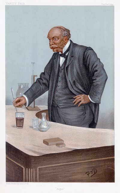 John William Strutt, 3er Barón Rayleigh, científico británico, 1899 de Unbekannt